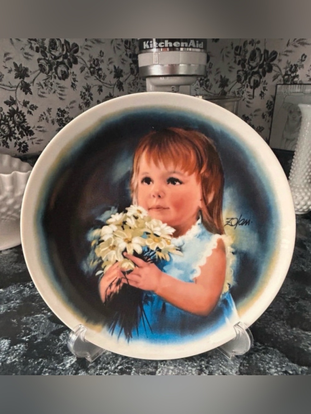 Vintage 1981 “For You” by Donald Zolan Plate